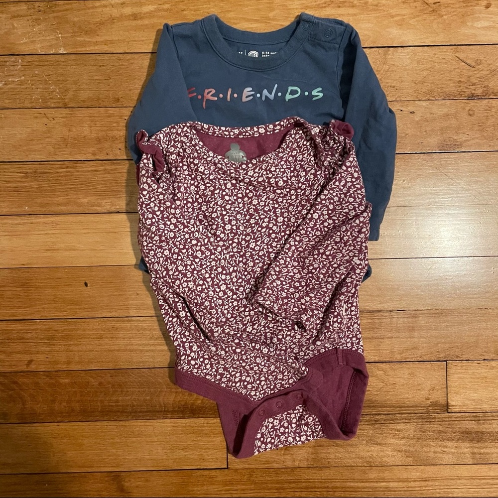 Baby Gap Bodysuits, 6-12 months